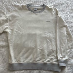 Unisex Outdoor Voices Cream Crewneck Size Large